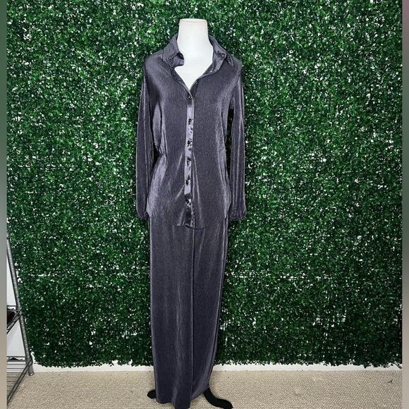 RO&DE Anthropologie Purple CO-ORD Set - Capsule Collection - Small - Picture 1 of 7